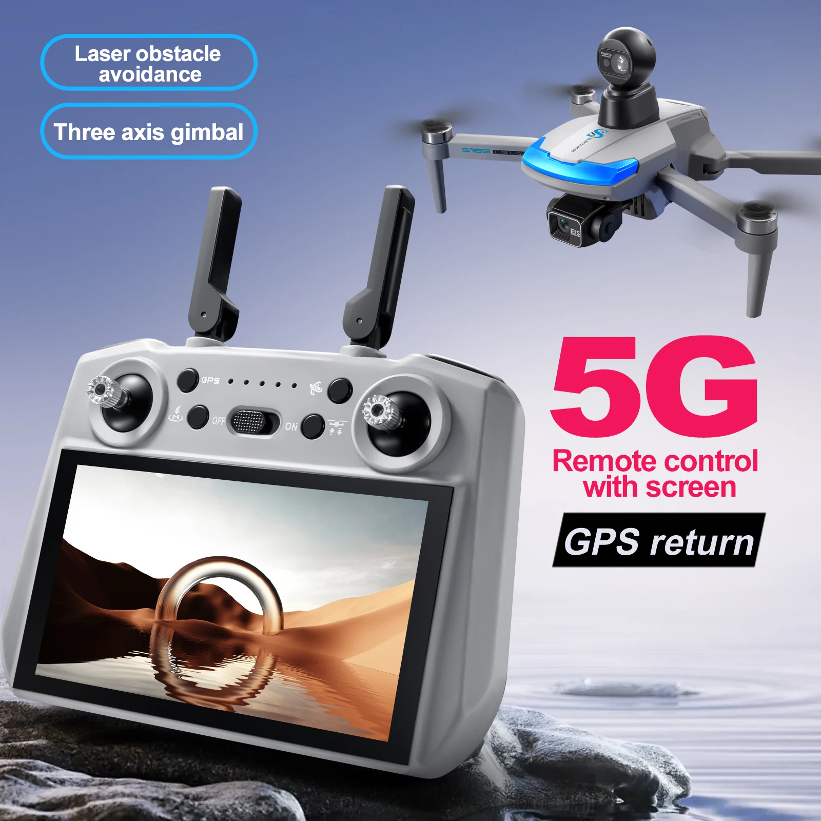 S185 Professional Drone 2.7K H - Drone Surveying 评论和价格